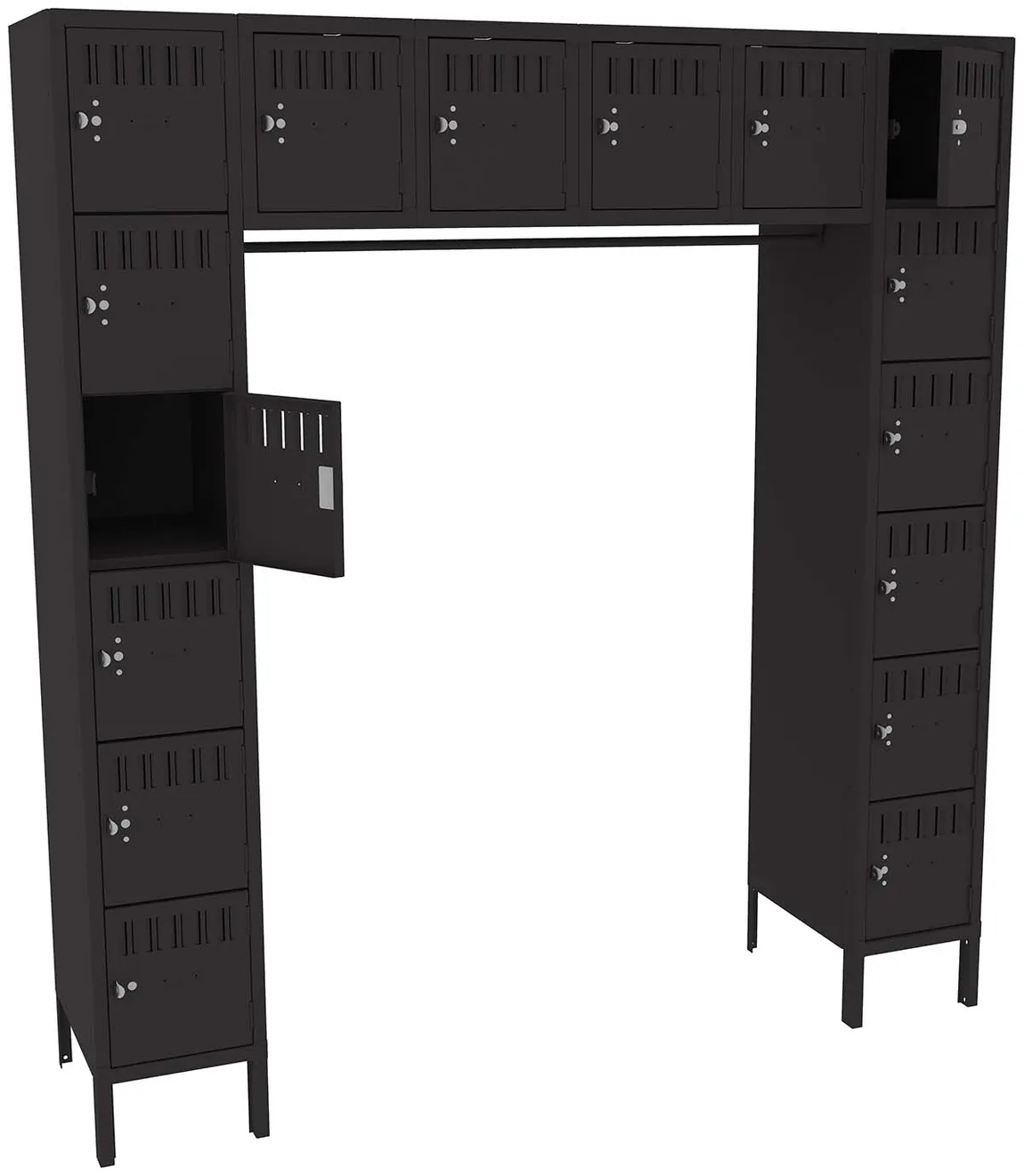Open Frame Lockers with Legs