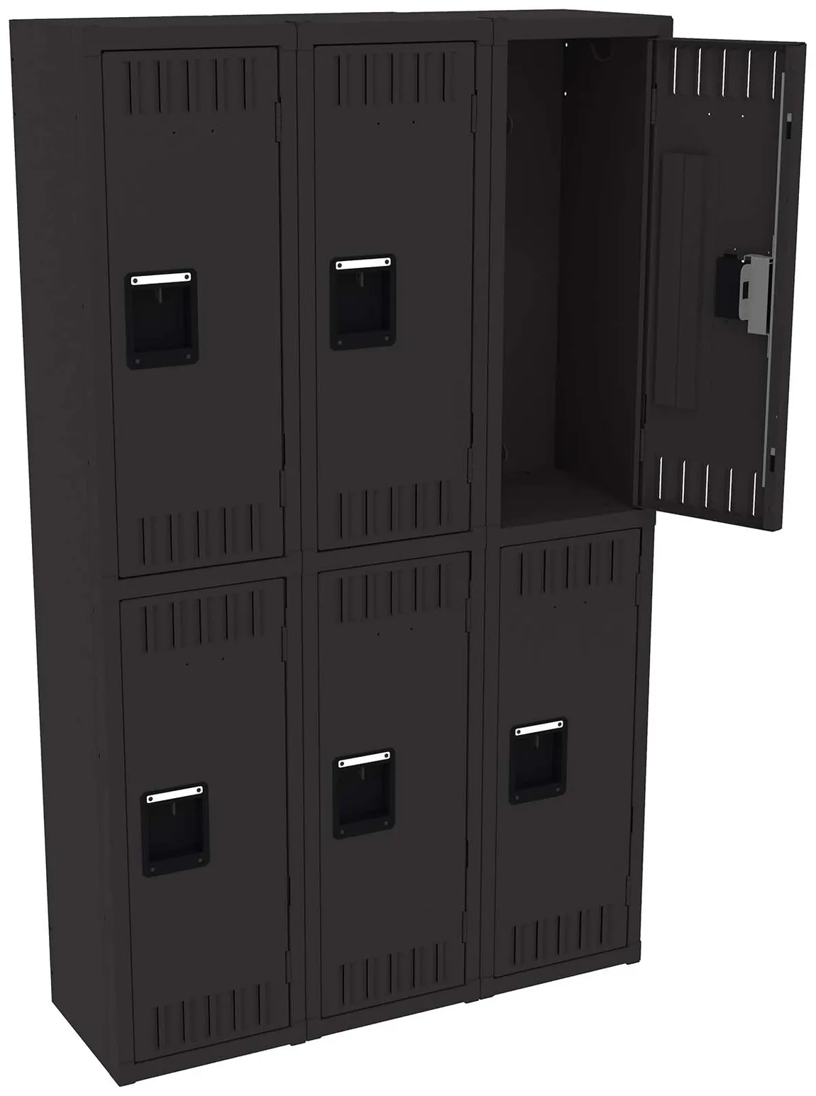 Three Double-Tier Lockers