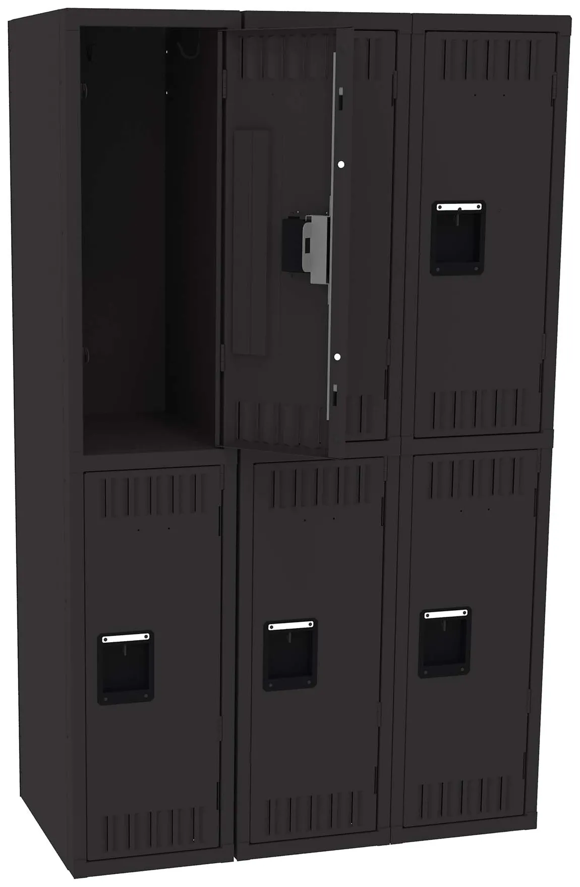 Three Double-Tier Lockers