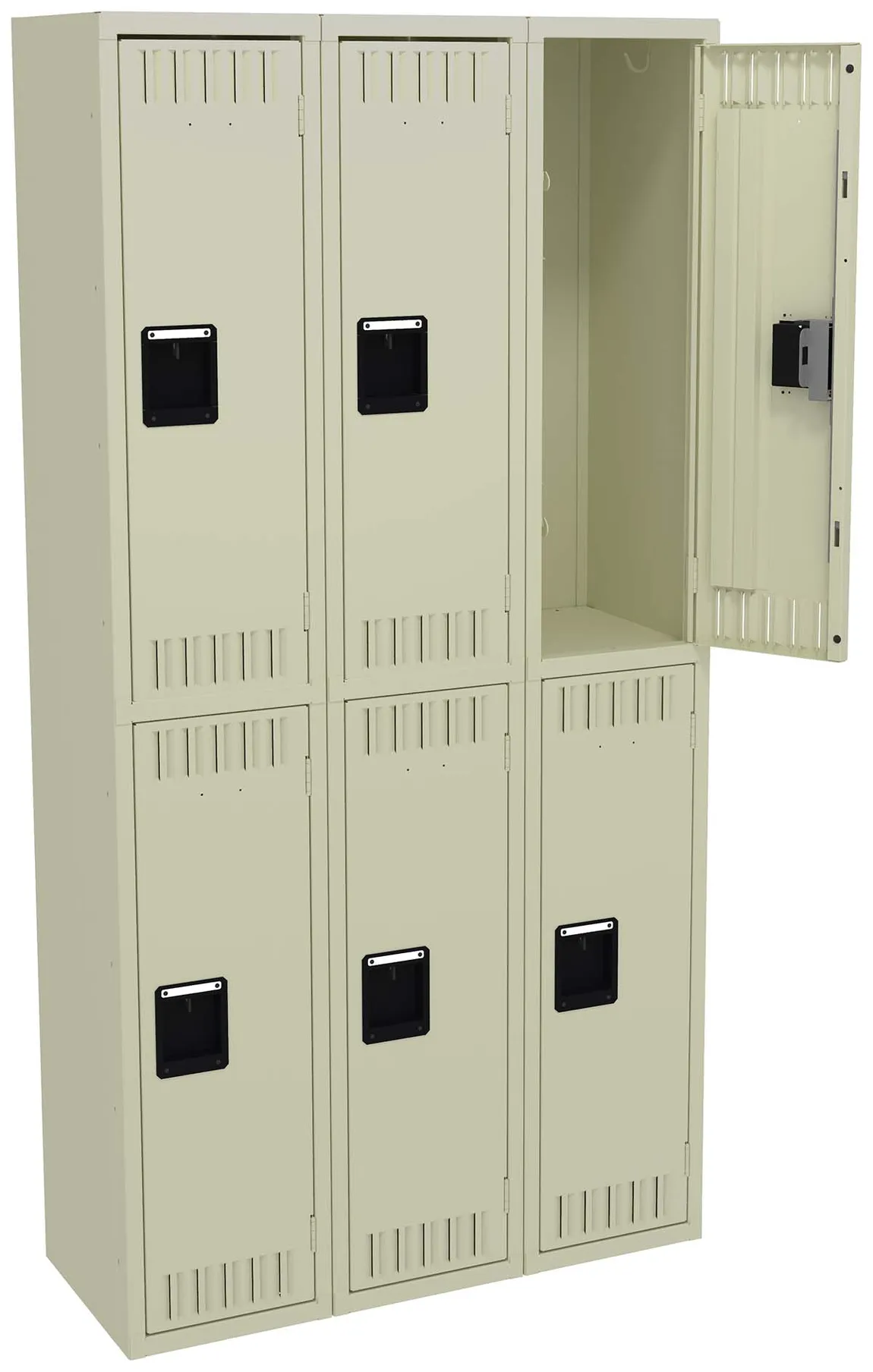 Three Double-Tier Lockers