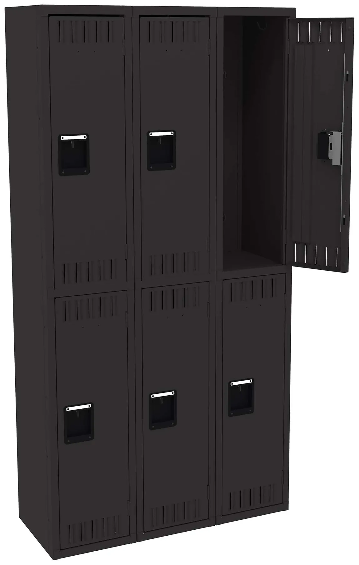 Three Double-Tier Lockers