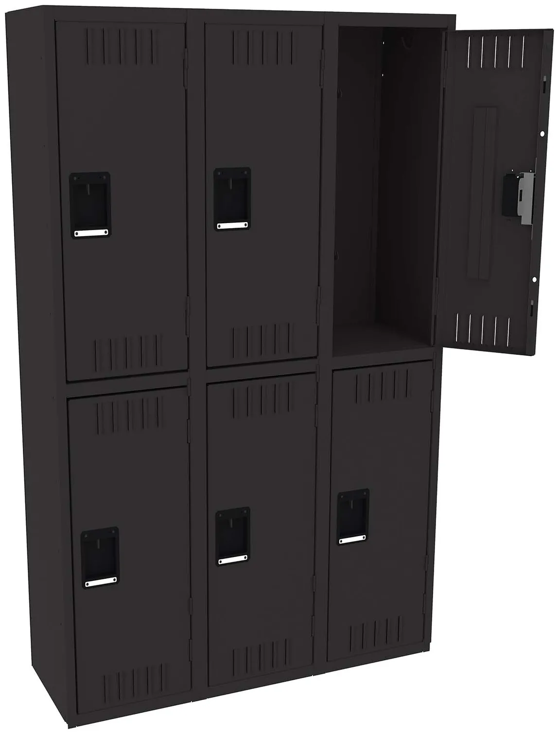 Three Double-Tier Lockers