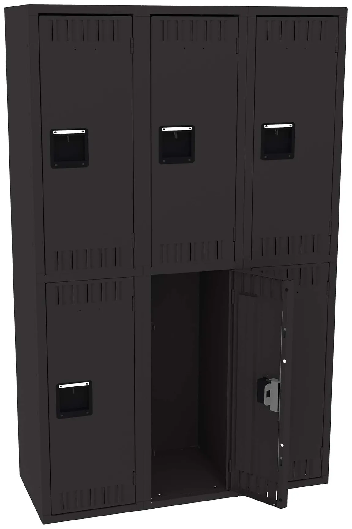 Three Double-Tier Lockers