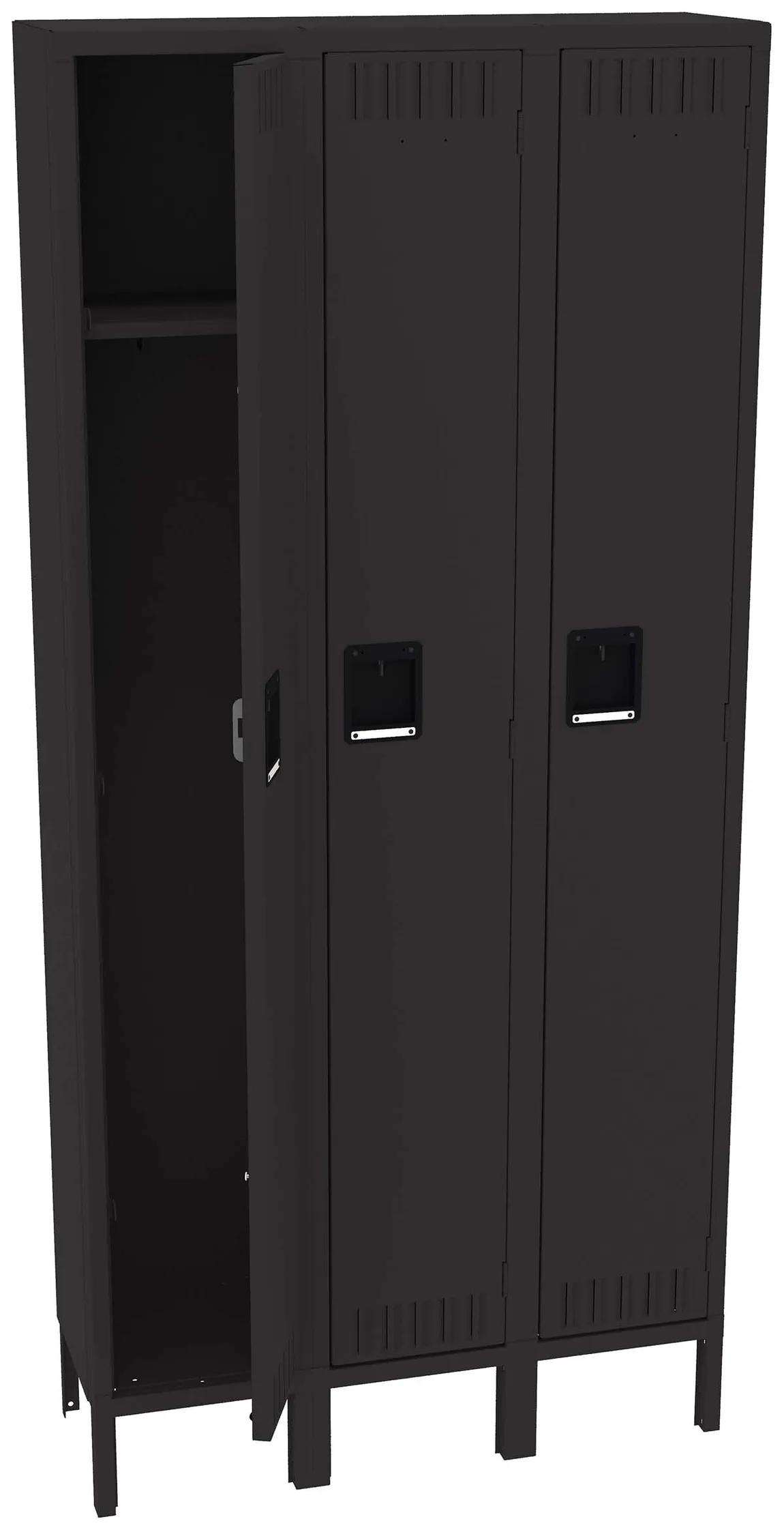 Tall Triple Lockers with Legs