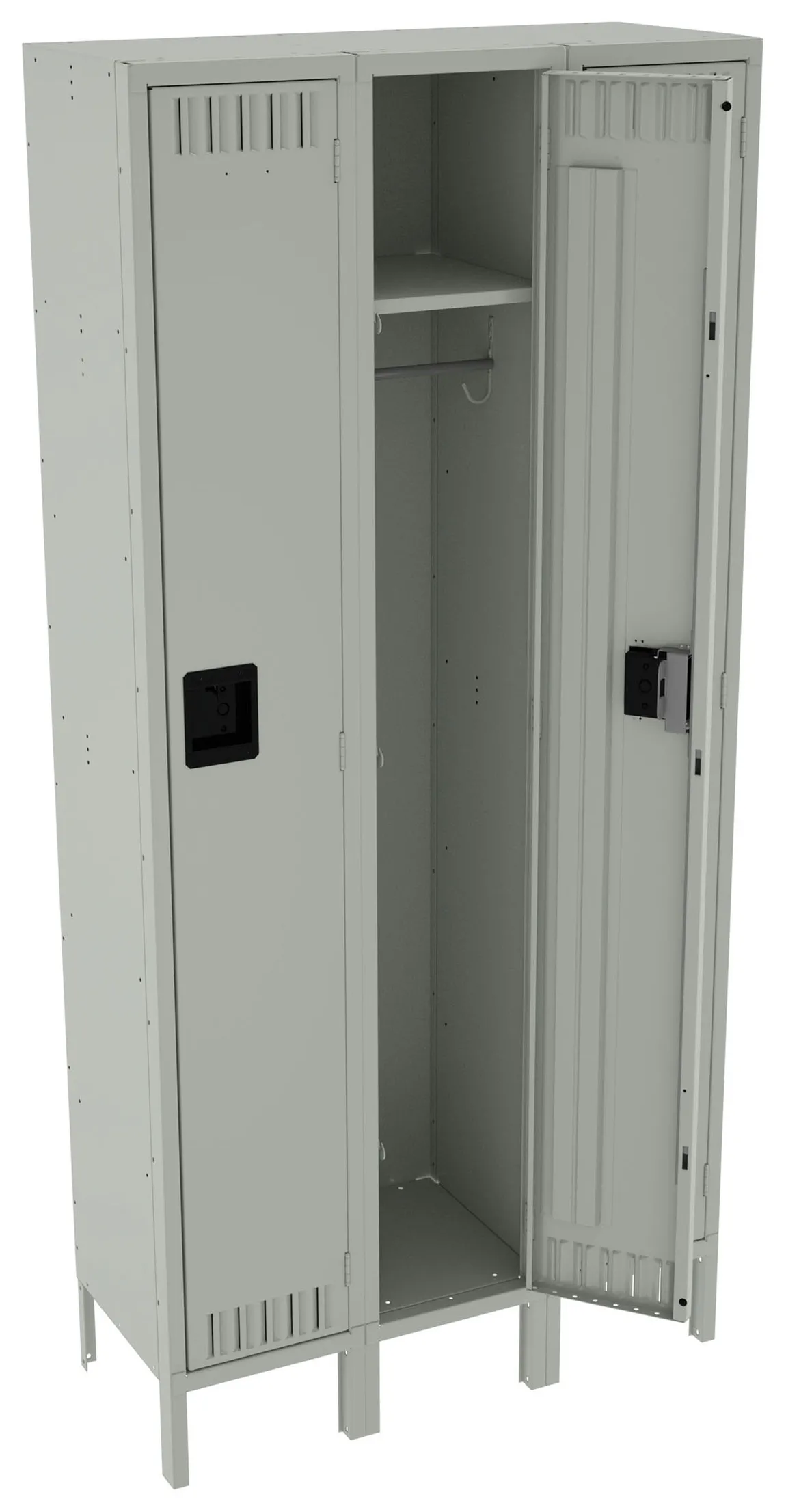 Tall Triple Lockers with Legs