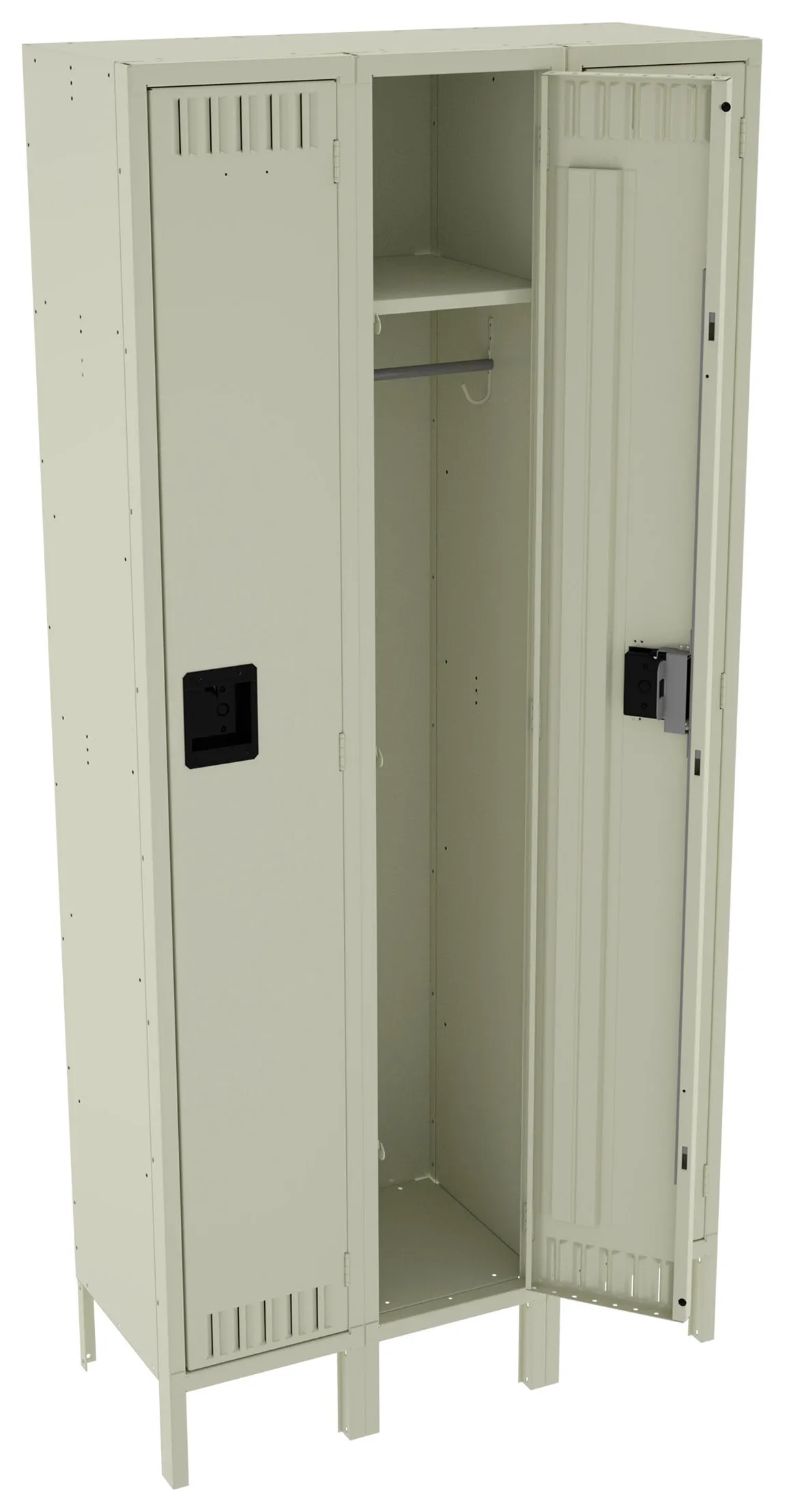 Tall Triple Lockers with Legs