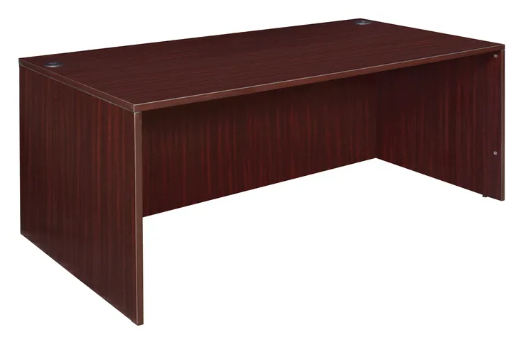 Large Rectangular Desk Shell