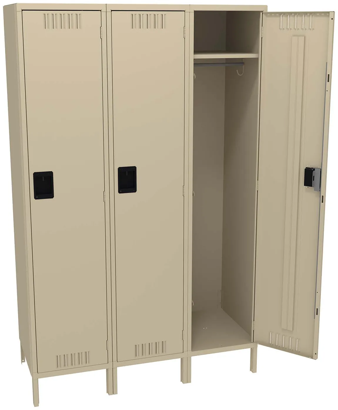 Large Triple Lockers with Legs
