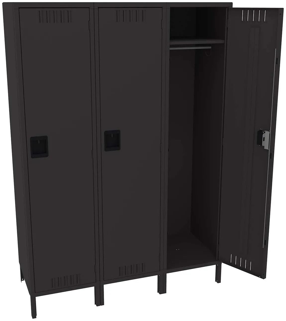 Oversized Triple Lockers with Legs