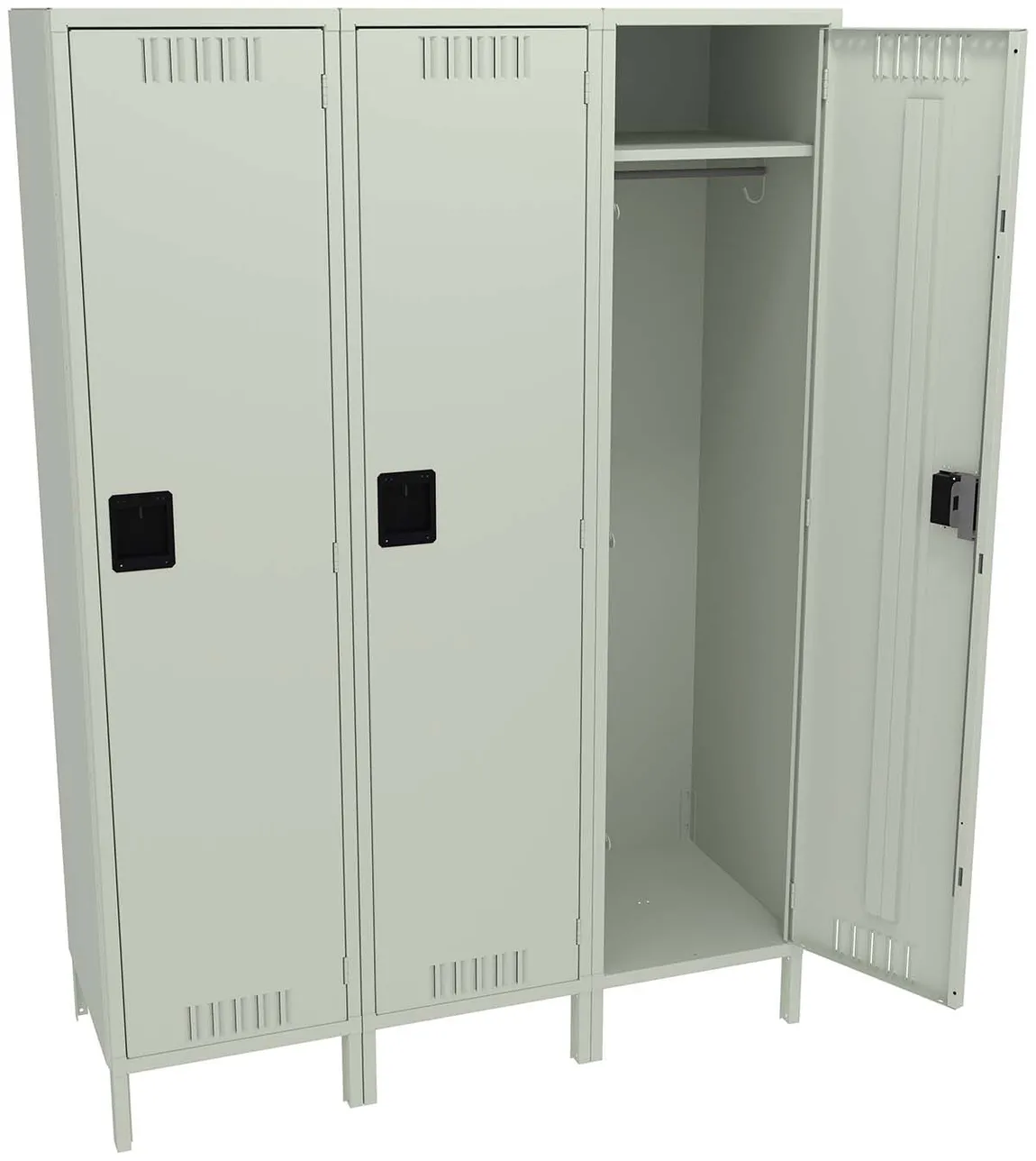 Oversized Triple Lockers with Legs