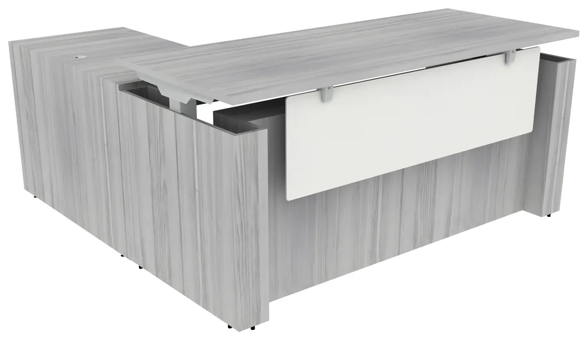 L Shaped Sit Stand Desk