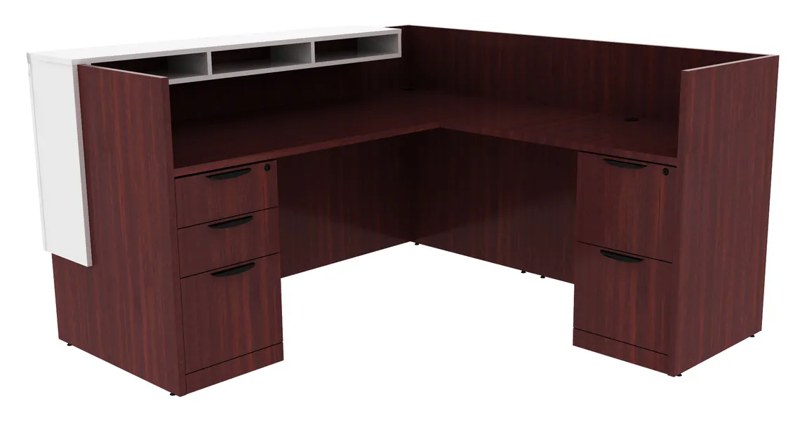 L Shaped Reception Desk