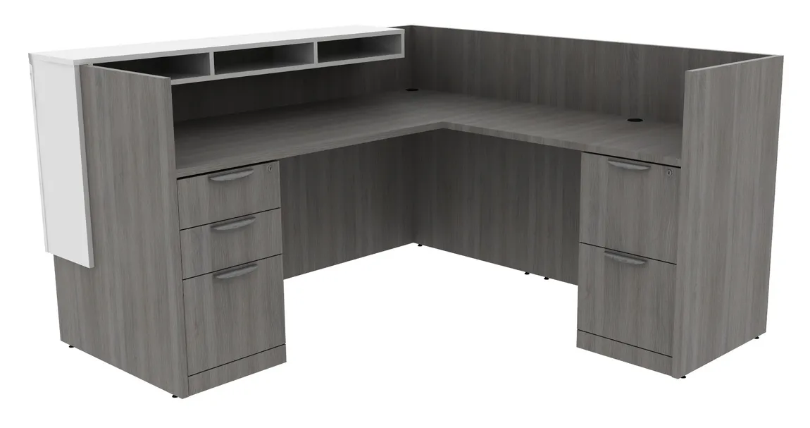 L Shaped Reception Desk