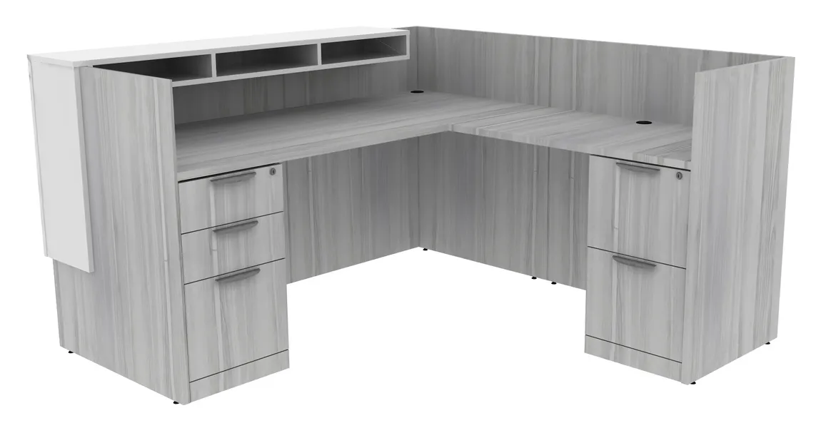 L Shaped Reception Desk