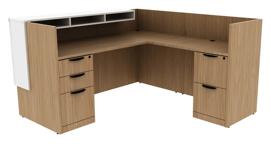 L Shaped Reception Desk