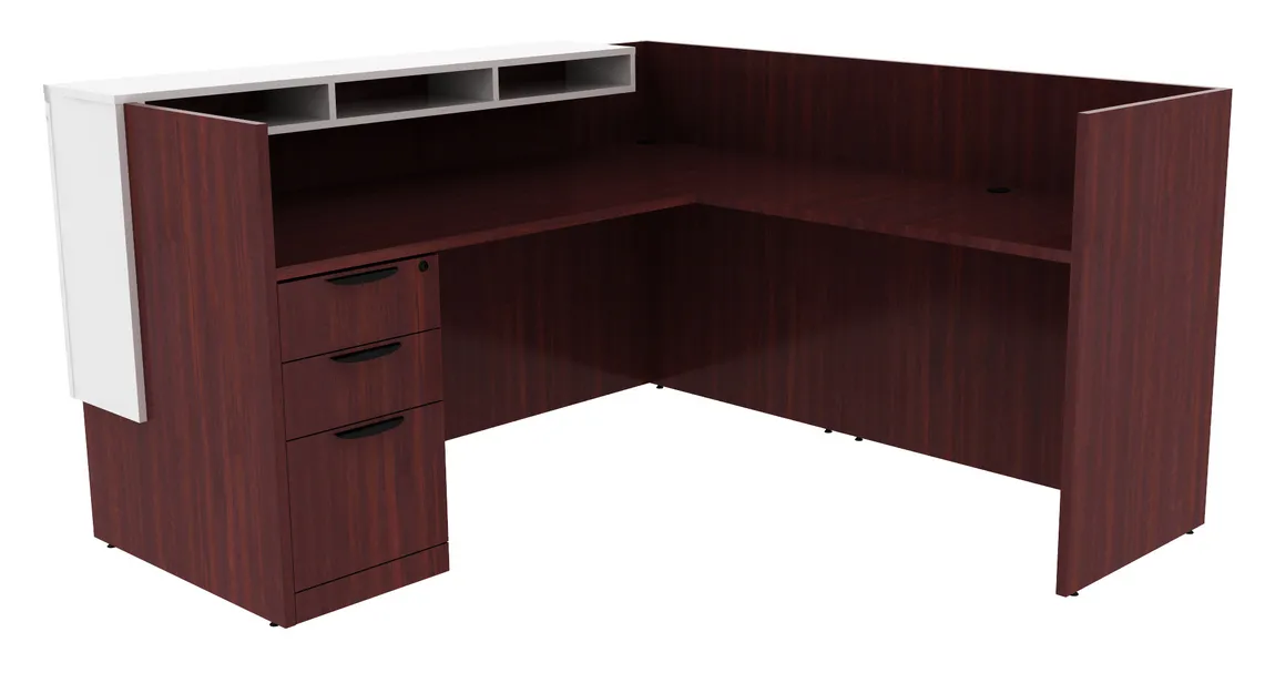 L Shaped Reception Desk