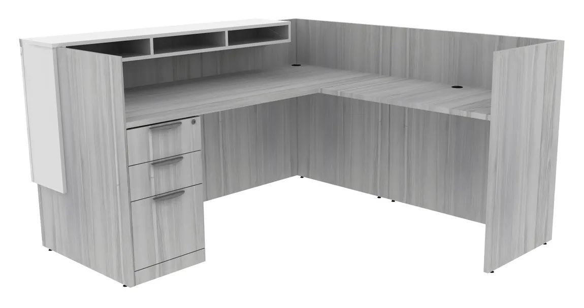 L Shaped Reception Desk