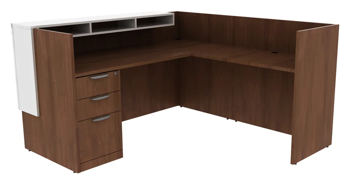 L Shaped Reception Desk