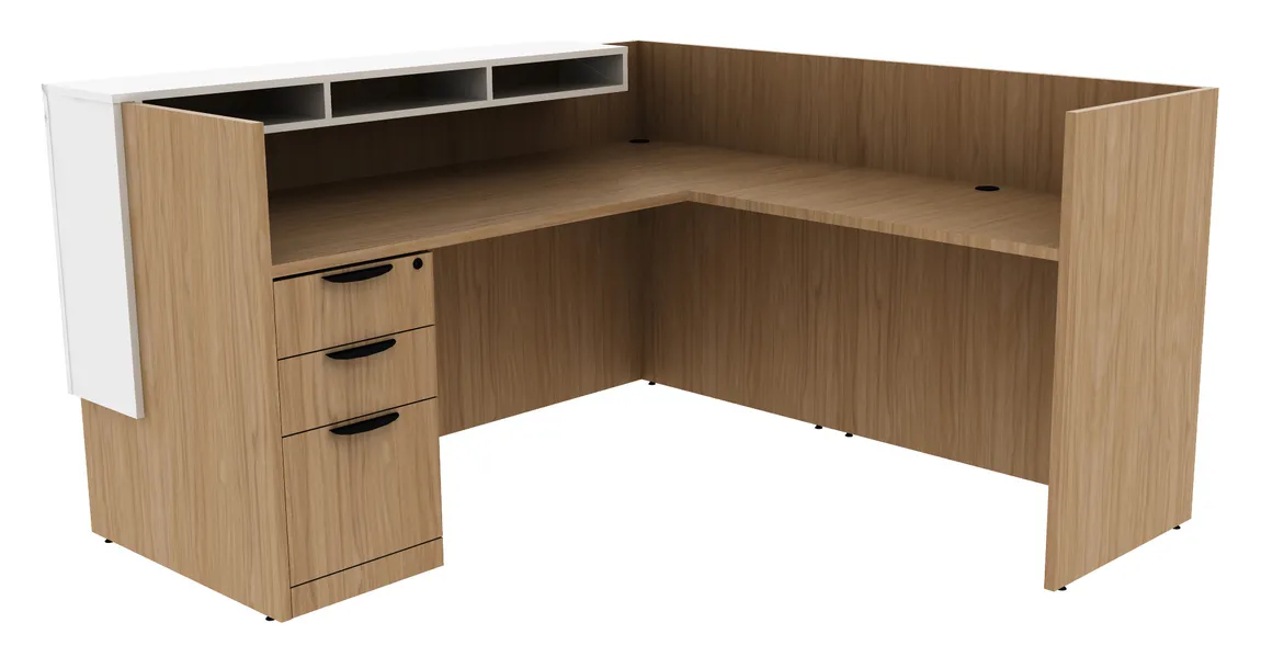 L Shaped Reception Desk