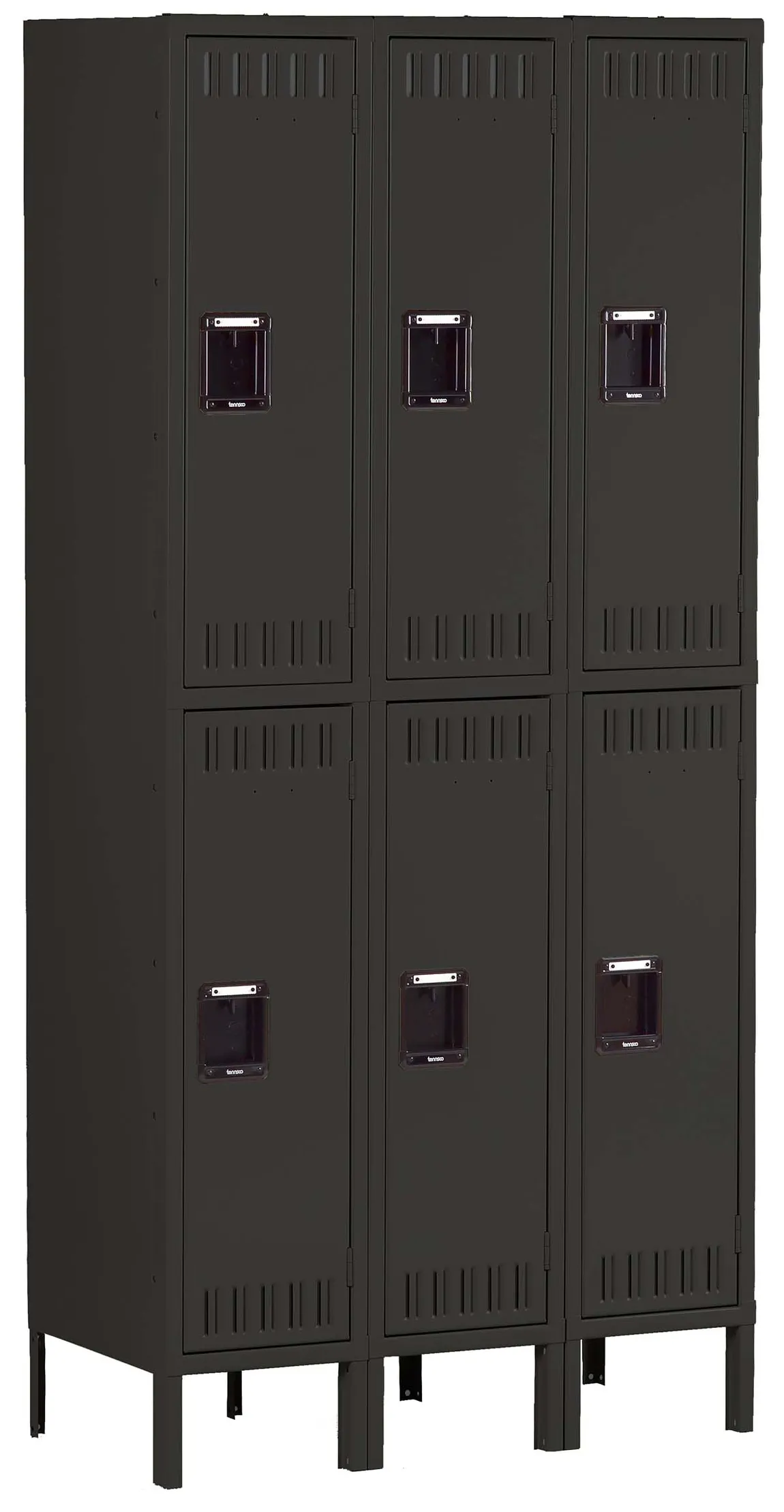 Three Double-Tier Lockers with Legs