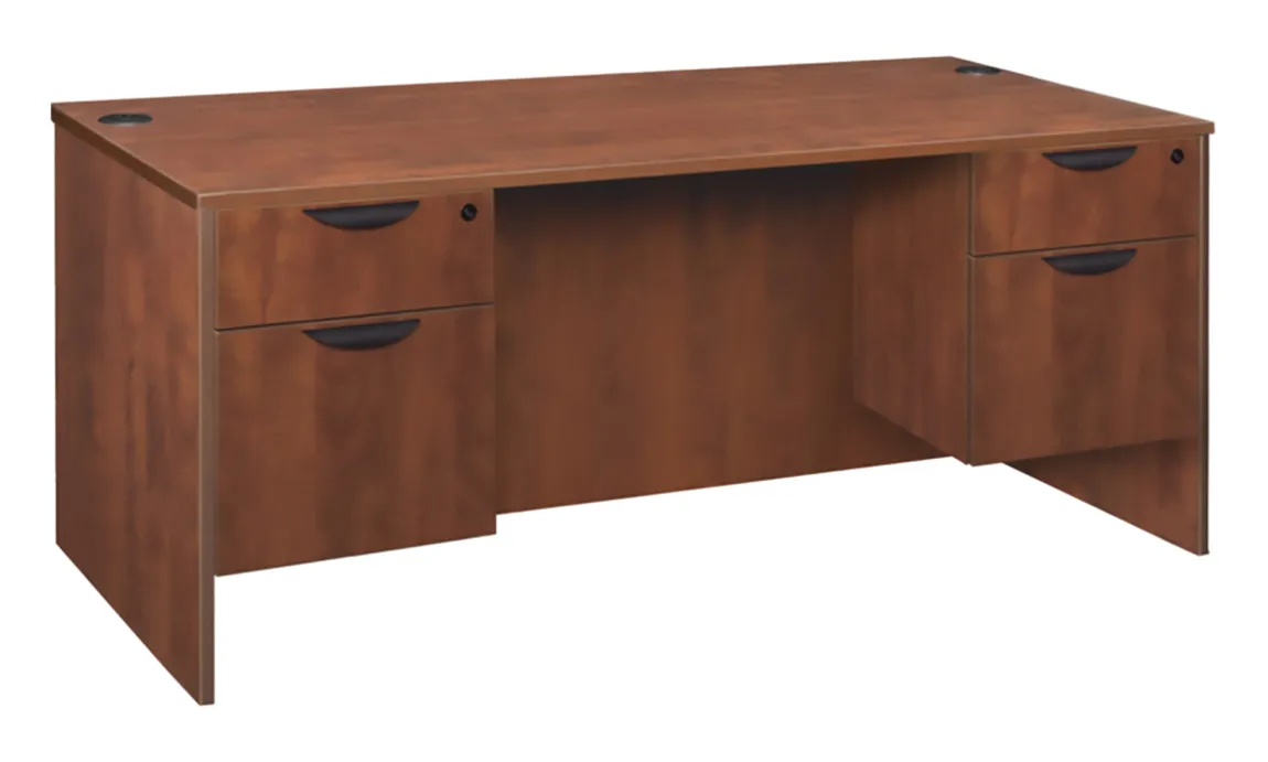 Rectangular Desk with Drawers