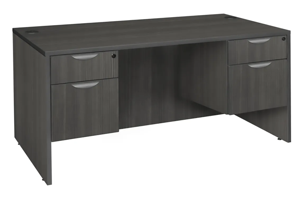 Rectangular Desk with Drawers