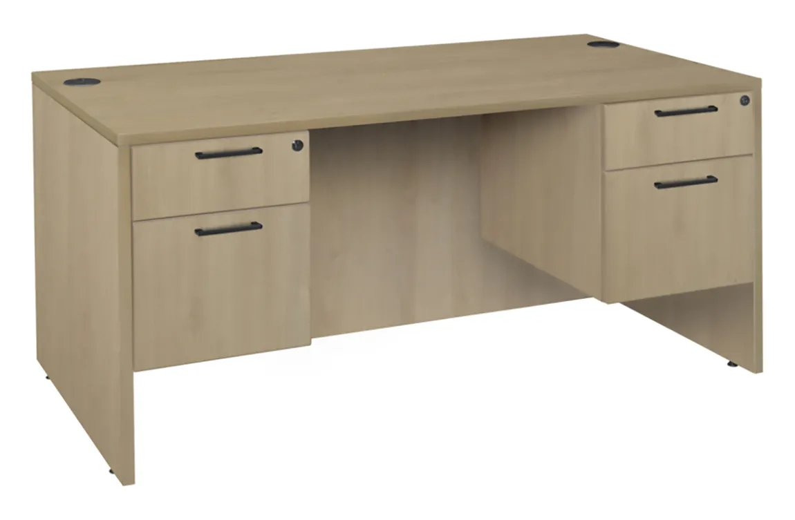 Rectangular Desk with Drawers