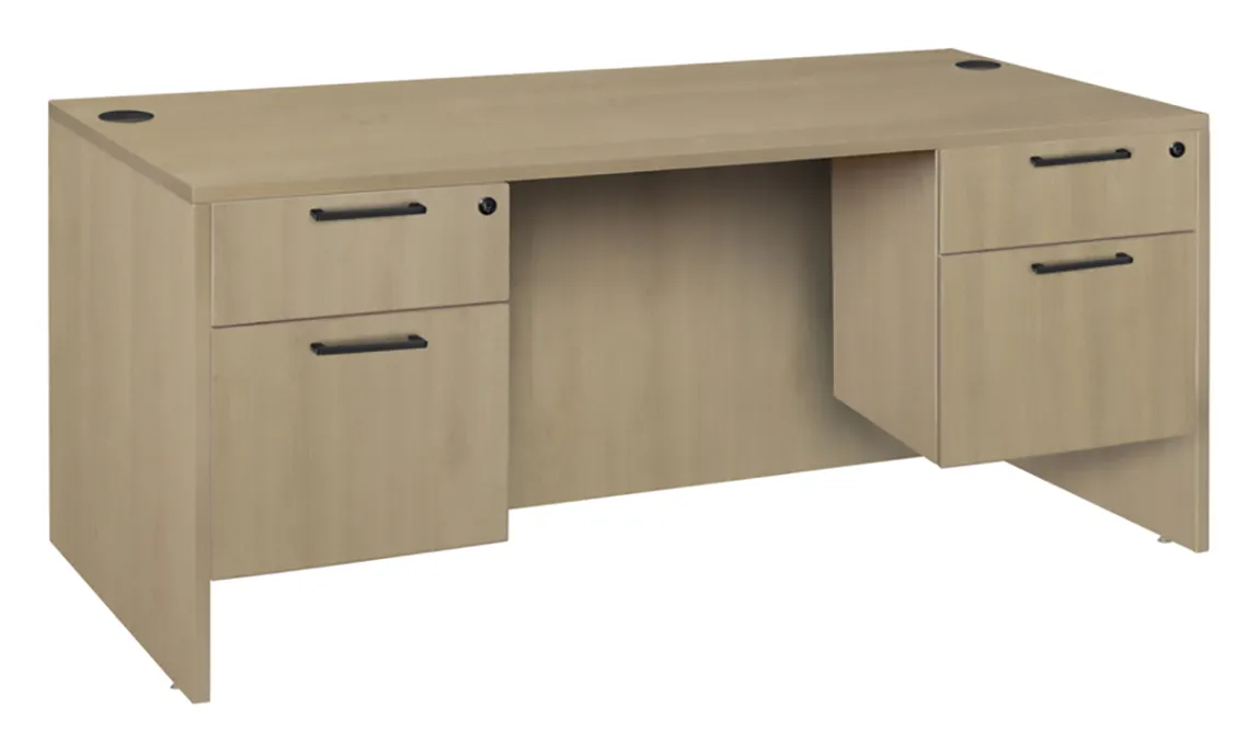 Rectangular Desk with Drawers