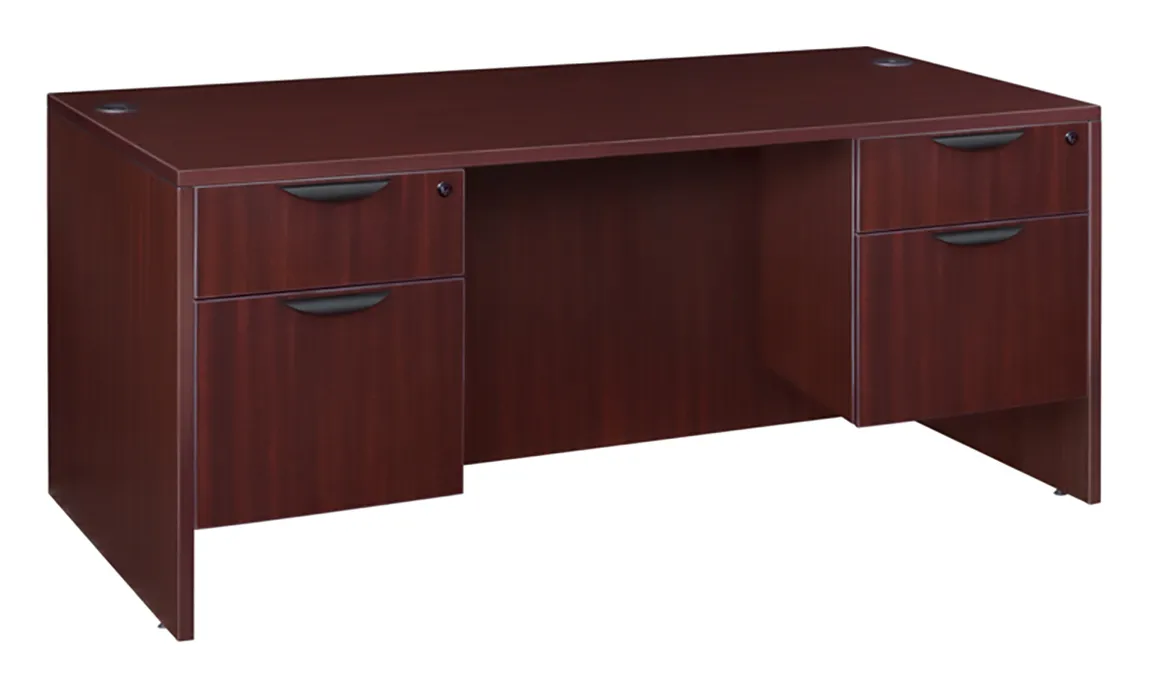 Rectangular Desk with Drawers