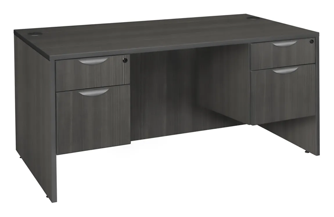 Rectangular Desk with Drawers
