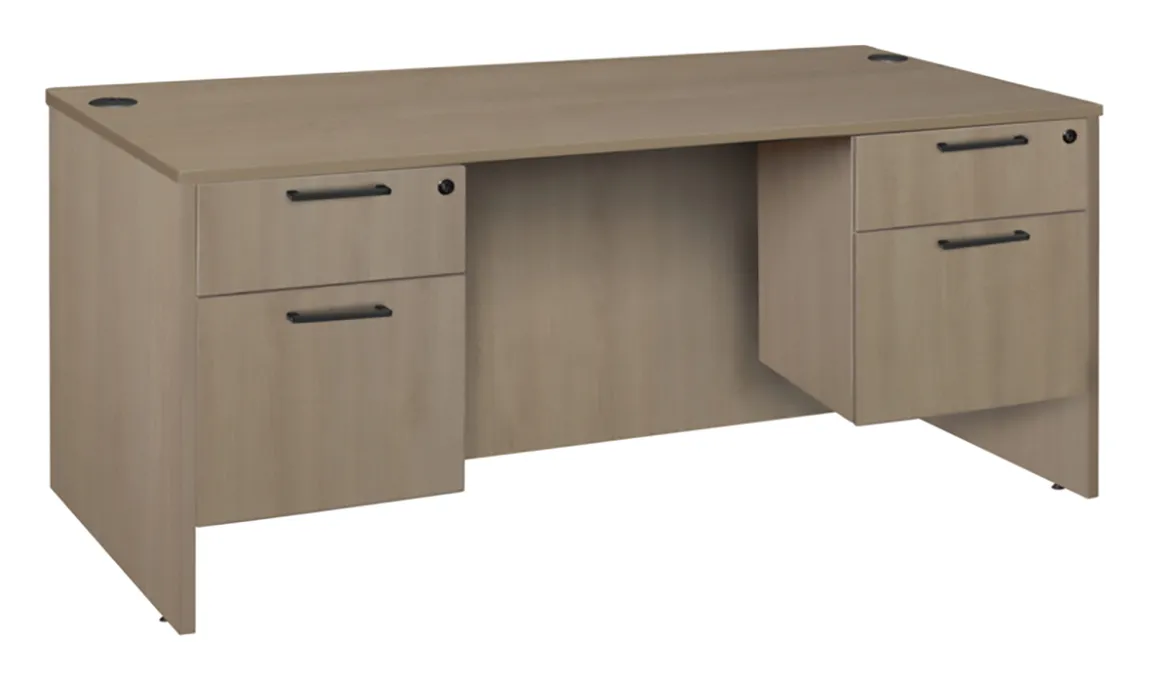 Rectangular Desk with Drawers