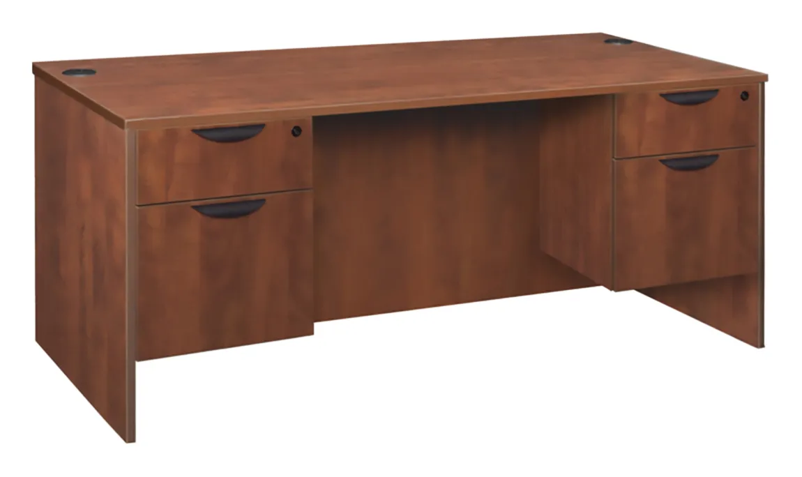 Rectangular Desk with Drawers