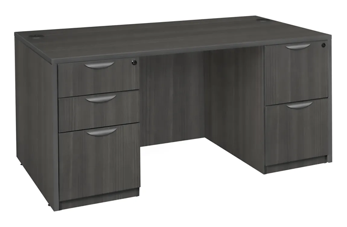 Desk with Locking Drawers