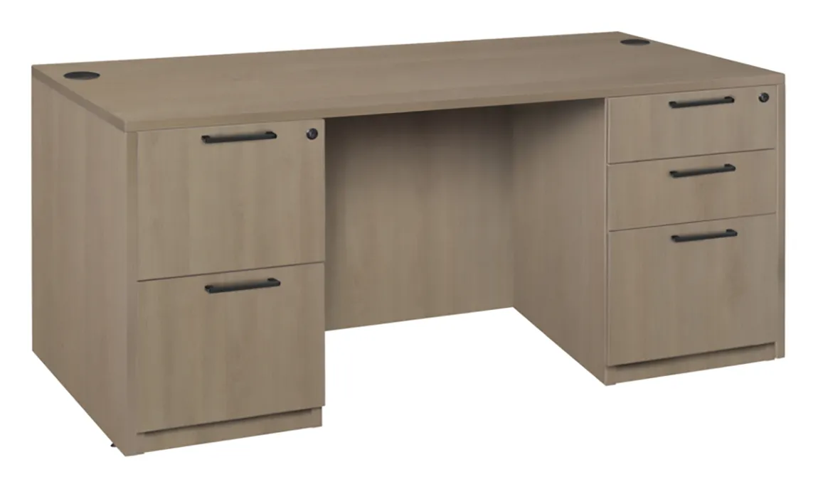 Desk with Locking Drawers