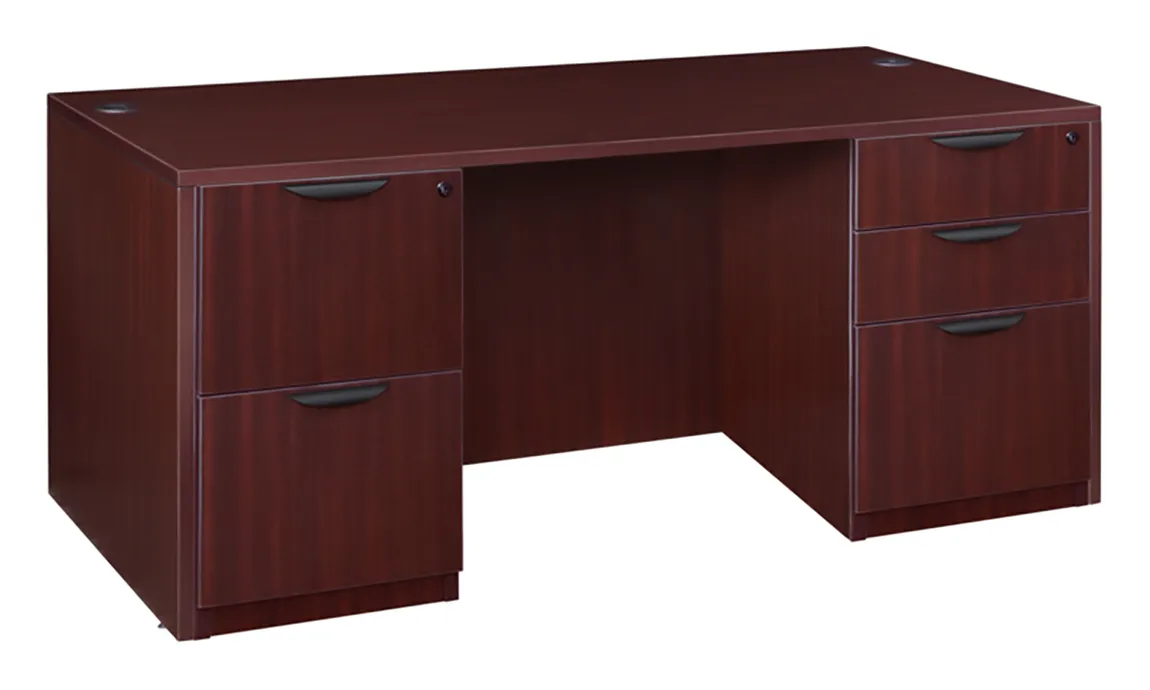 Desk with Locking Drawers