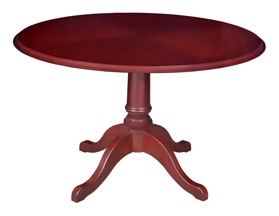 Regency Office Furniture Round Table With Queen Anne Base at Madison Liquidators