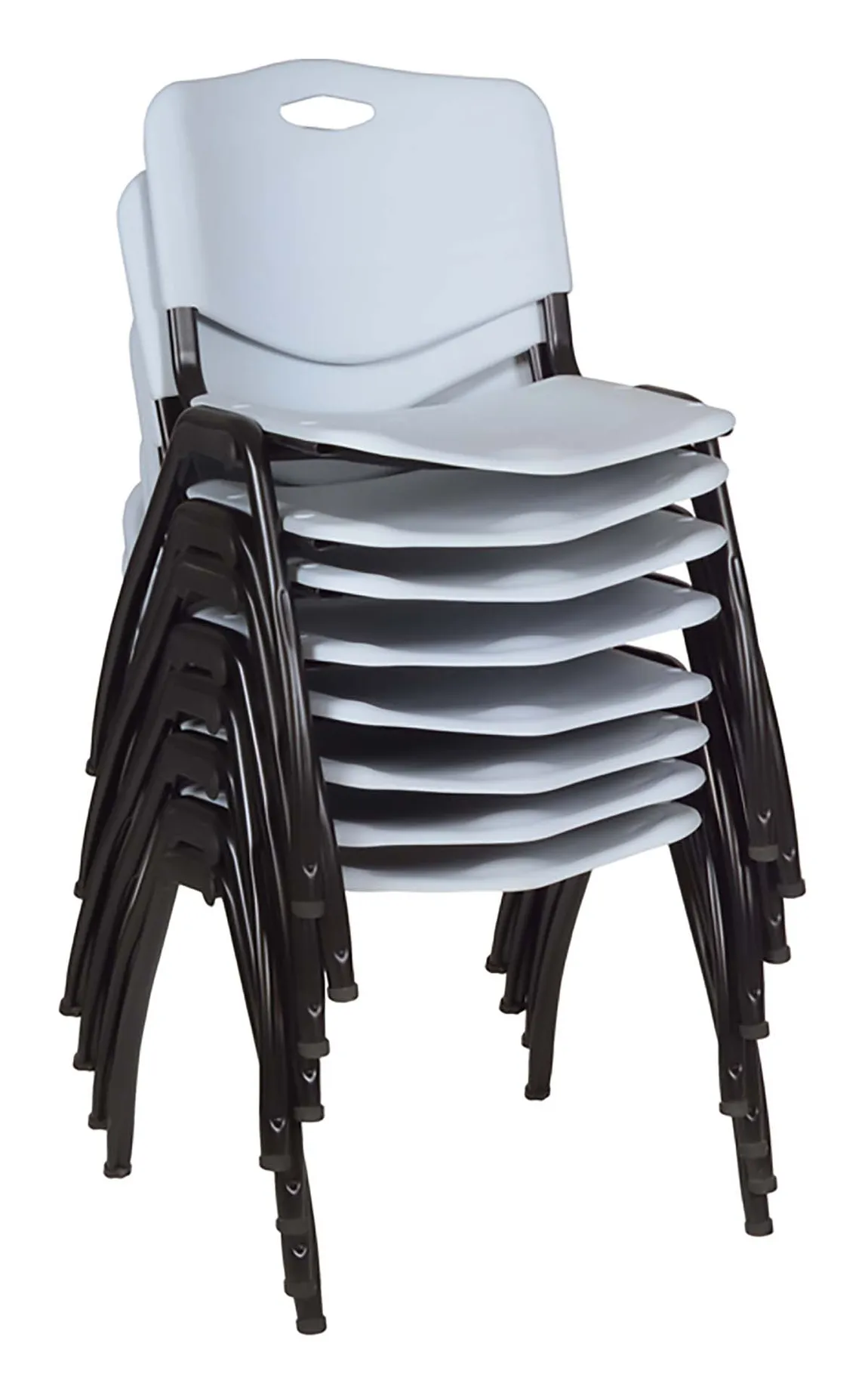 Stackable Office Chairs - Set of 8
