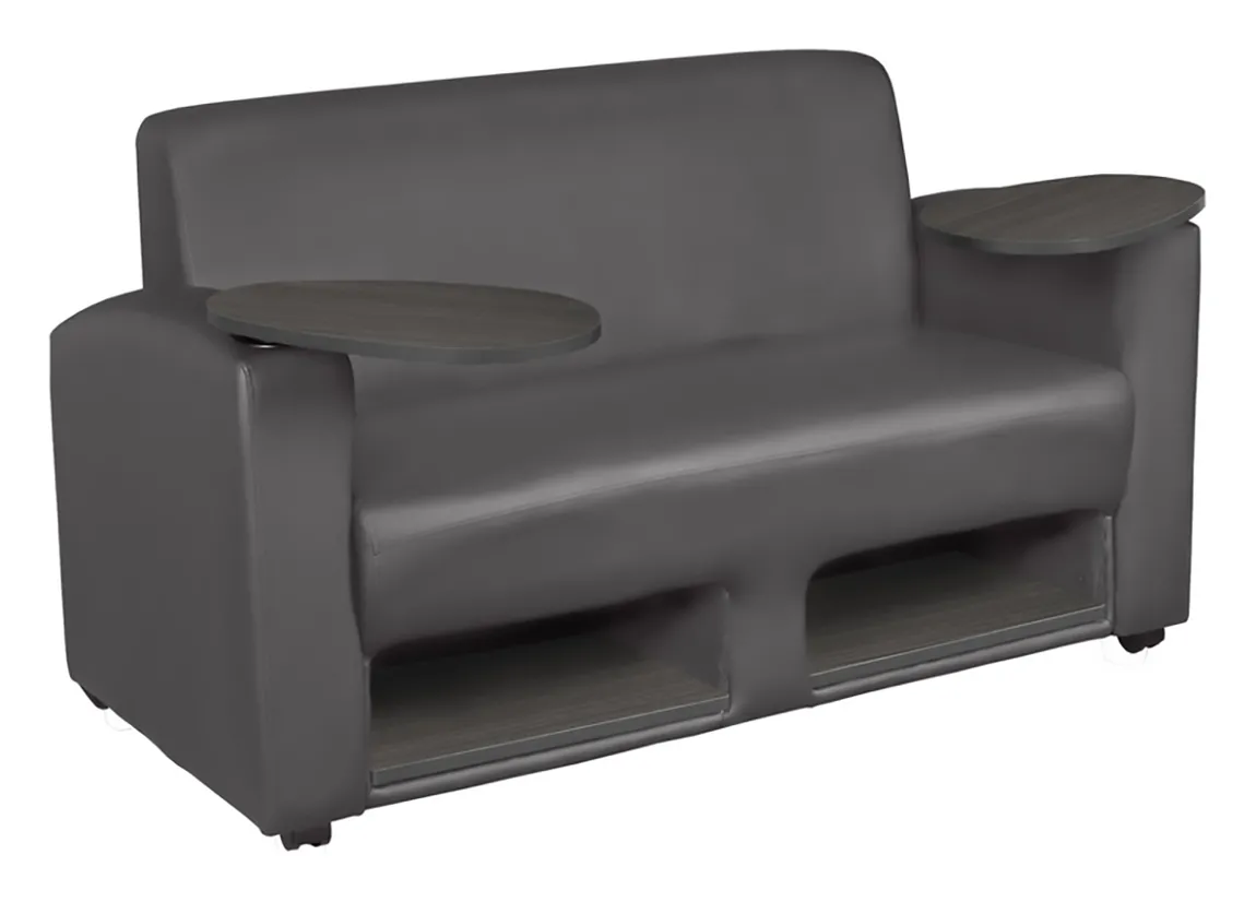Loveseat with Tablet Arms and Storage