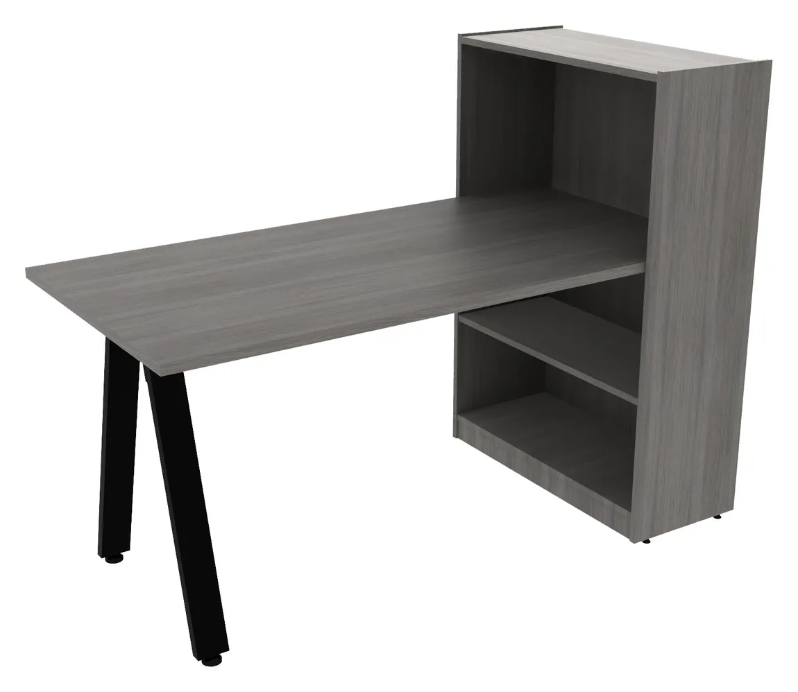 Desk and Bookcase Combo