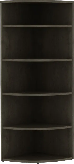 small curved corner bookcase 14