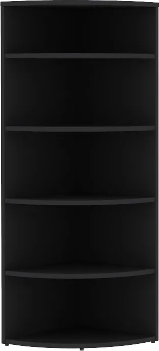 small curved corner bookcase 12