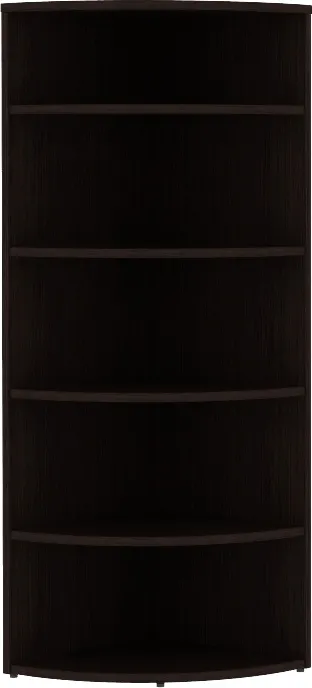 small curved corner bookcase 11