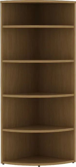 Curved Corner Bookcase
