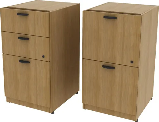 Pair of 2 & 3 Drawer Pedestals for Concept 70 Desks
