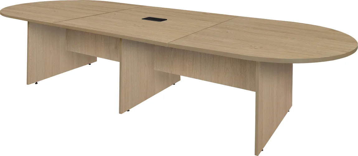 Racetrack Conference Table with Power