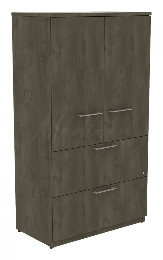 small storage cabinet with lateral file drawers 13