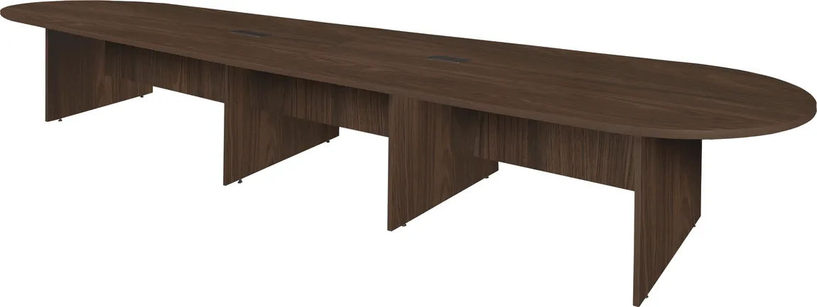 Racetrack Conference Table with Power