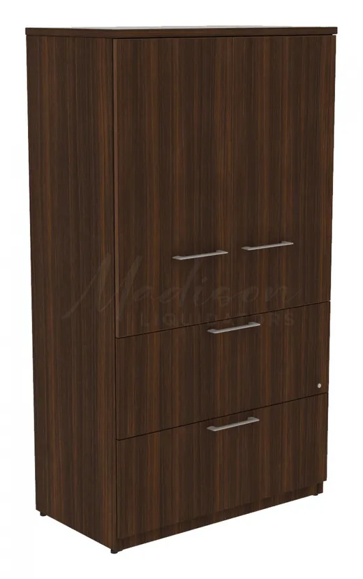 Storage Cabinet with Lateral File Drawers
