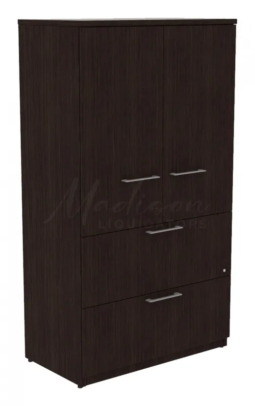 small storage cabinet with lateral file drawers 17