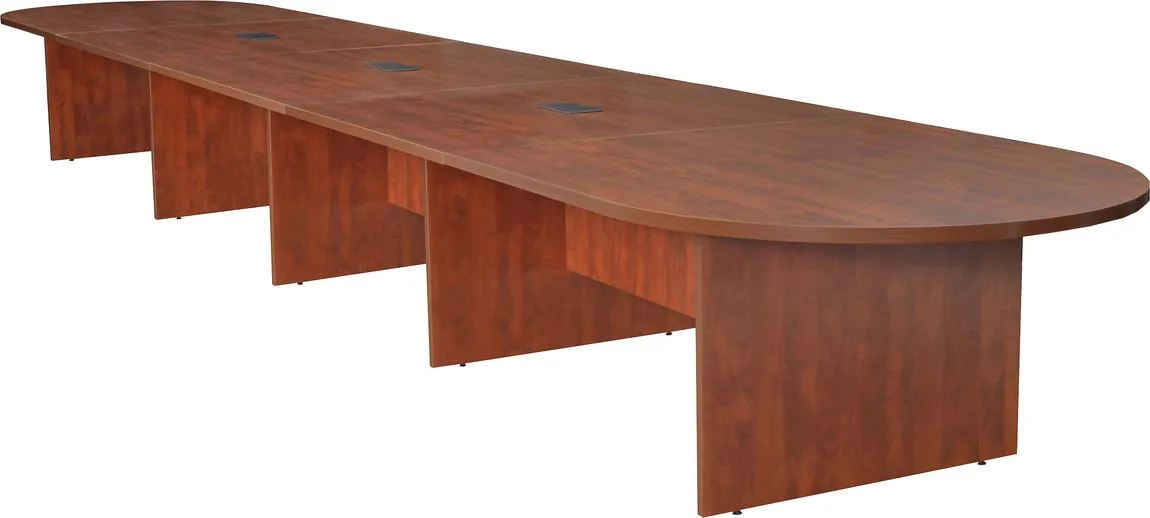 Racetrack Conference Table with Power